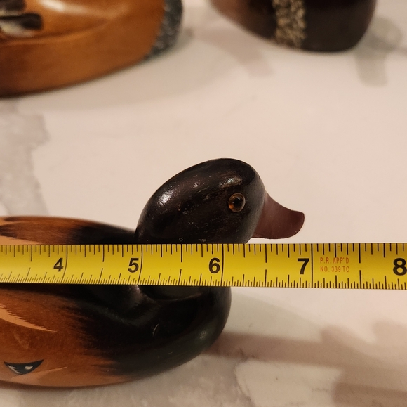 Three vintage red eyed duck decoys made in Taiwan - Picture 14 of 16